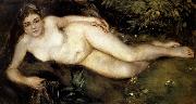 Pierre Renoir Nymph by a Stream oil on canvas